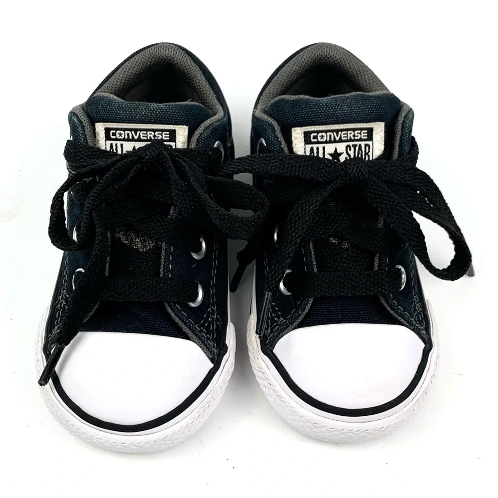 Converse All Star Infant Black Low Top Sneaker Size 5